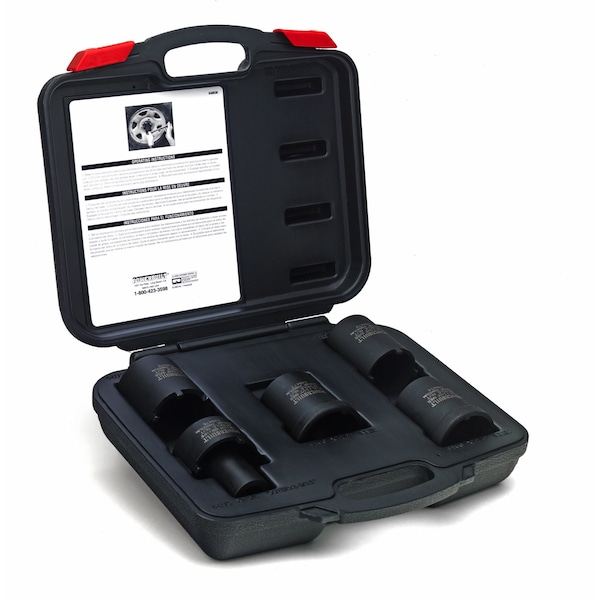 Powerbuilt Spindle Nut Socket Set Kit11 648636 Zoro